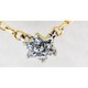 0002406623 K10WG/YG ダイヤネックレス Tiny Glitter