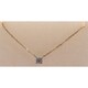 0002408113 K10WG/YG ダイヤネックレス Tiny Glitter
