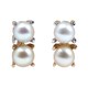 0002416703 K10(Y/W) ベビーパールピアス Shiny Baby