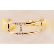 0002406713 K18YG ダイヤリング Luxurious