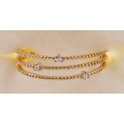 0002403983 K18YG ダイヤリング Luxurious