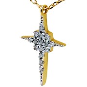 0002404593 K18YG ダイヤネックレス Luxurious