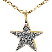 0002406443 K18YG ダイヤネックレス Luxurious