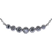 0002412633 K18WG ダイヤネックレス Luxurious