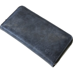 ラウンドファスナー長財布 ELA-9029 ネイビー