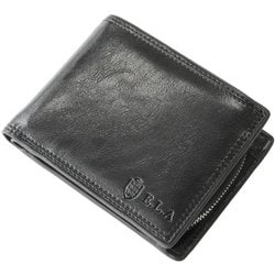 二つ折り財布 ELA-9031 ブラック