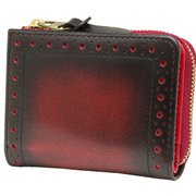 コンパクト財布  レッド BS-9022