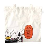 PEANUTS エコマーク付コットンバッグ 窓越しのアイスクリーム [キャラクターグッズ]