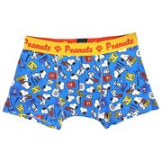 PEANUTS ボクサーブリーフ ランチブルー Mサイズ [キャラクターグッズ]