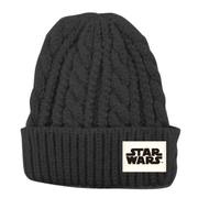 STAR WARS(スター・ウォーズ) ケーブルニットキャップ ロゴ ブラック [キャラクターグッズ]