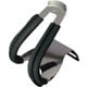 HALF CLIP w/leather ブラック