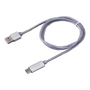 インテリインフォケーブルTYPE-C シルバー D478