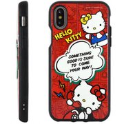 SAN-772A [iPhone X ケース Speech Balloon IIIIfi+(イーフィット) 3D ハローキティ]