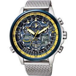 シチズン CITIZEN 腕時計 メンズ JY8058-50L プロマスター スカイ U680 ブルーエンジェルスモデル PROMASTER SKY U680 Blue Angels エコ・ドライブ電波（U680） ブルーxシルバー アナデジ表示