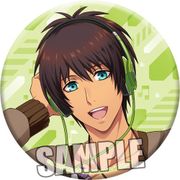 うたの☆プリンスさまっ♪ Shining Live 缶バッジ  Listen to MUSIC♪ Ver. 愛島 セシル [キャラクターグッズ]