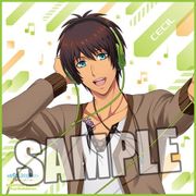 うたの☆プリンスさまっ♪ Shining Live ミニタオル  Listen to MUSIC♪ Ver. 愛島 セシル [キャラクターグッズ]