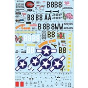 BC72038 [Mogin's Maulers！ P-47 サンダーボルト 第362戦闘飛行隊 1/72 デカールシリーズ]
