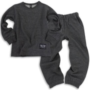 13000 裏毛上下スーツ チャコール 130cm [スウェット 男女兼用]