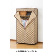 FL0333230 [カバー付きクローゼットハンガー91cm幅 クロス柄]