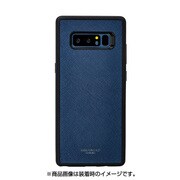 Galaxy Note8用ケース EURO Passione Shell PU Leather Case for Galaxy Note8 Navy
