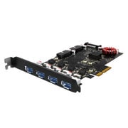 USB2.0/3.0増設ボード SD-PE4U3A-4E4I BE Black Edition