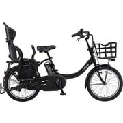 電動アシスト自転車 PAS (パス) Babby un リヤチャイルドシート標準装備 20型 内装3段変速 12.3Ah マットブラック2 2018年モデル PA20BXLR