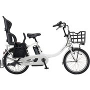 電動アシスト自転車 PAS Babby un リヤチャイルドシート標準装備 20型 内装3段変速 12.3Ah ピュアホワイト 2018年モデル PA20BXLR