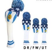 スマイルSTAR ニットカバー UT(WH/BL) [ユーティリティ用 ヘッドカバー]
