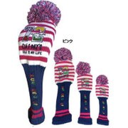 77USA GOLFDAYS ニットカバーFW(PK/NV) [フェアウェイウッド用 ヘッドカバー]