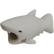CABLE BITE Shark（サメ） グレー [Lightningケーブル専用アクセサリー]