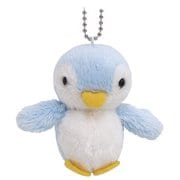 180596 らぶまりマスコット ペンギン ブルー [ボールチェーンぬいぐるみ]