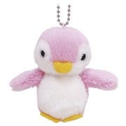 180597 らぶまりマスコット ペンギン ピンク [ボールチェーンぬいぐるみ]