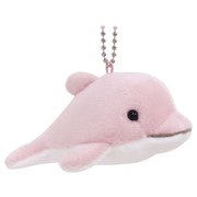 180599 らぶまりマスコット イルカ ピンク [ボールチェーンぬいぐるみ]