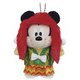 182577 ディズニー ミッキーマウス ボールチェーン マスコット 連獅子 赤 [キャラクターグッズ]