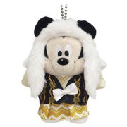 182578 ディズニー ミッキーマウス ボールチェーン マスコット 連獅子 白 [キャラクターグッズ]