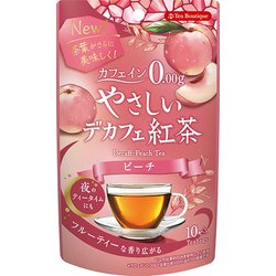 50614 [やさしいデカフェ紅茶 ピーチ1.2gｘ10袋 デカフェ カフェイン0.00g]