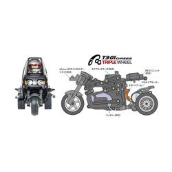 ヨドバシ.com - タミヤ TAMIYA 57405 [トリプルホイールシリーズ 1/8