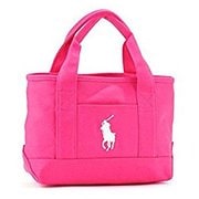 950347 Fuchsia White Floral Lining Polo Ralph Lauren [トートバッグ]