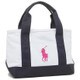 950345 White Navy Fuchsia Polo Ralph Lauren [トートバッグ]