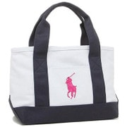 950345 White Navy Fuchsia Polo Ralph Lauren [トートバッグ]