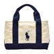 959032A Ivory Navy Polo Ralph Lauren [トートバッグ]