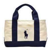 959032A Ivory Navy Polo Ralph Lauren [トートバッグ]