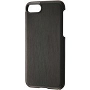 iPhone8/7用ケース オープンレザー テクスチャー/ヘアライン