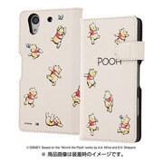 arrows NX F-01K スマホブックカバーケース ディズニー くまのプーさん IN-DARK1MLC2/PO018