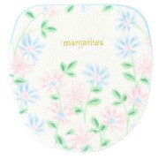 マルガリーテス トイレフタカバー 洗浄暖房用 ブルー