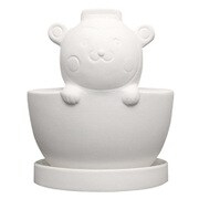 セラミック製 気化式加湿器 アニマルボウル加湿器 サル