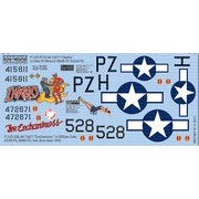 KW148174 [WWII アメリカ軍 P-51D マスタング Diablo/The Enchantress 1/48 デカールシリーズ]