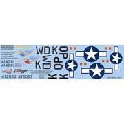 KW148175 [WWII アメリカ軍 P-51D マスタング Fiesty Sue/Lil Aggie 1/48 デカールシリーズ]