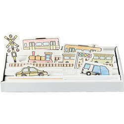 うえるん のりもの [立体ぬりえ]