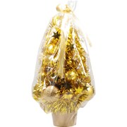 クリスマスツリー ゴールド [クリスマス用品]